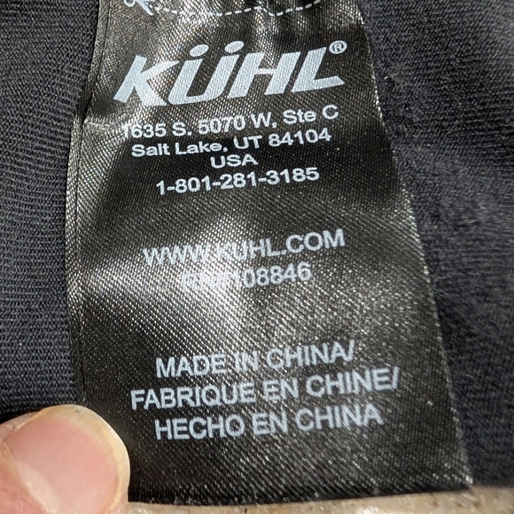 Kuhl Women's Mova Black Knit Straight Leg Pants Size 4 Reg - Picture 3 of 11